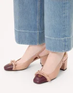 Valentino Valet Du Roi Kidskin Slingback Pumps 60Mm - Image 7